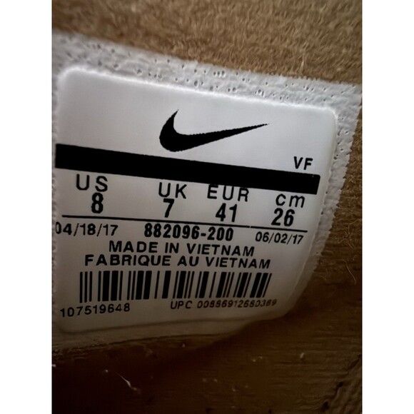 Nike Air Force 1 ’07 Flax Wheat Nubuck Men’s Size 8 (882096-200) –Classic No Box - Picture 8 of 8